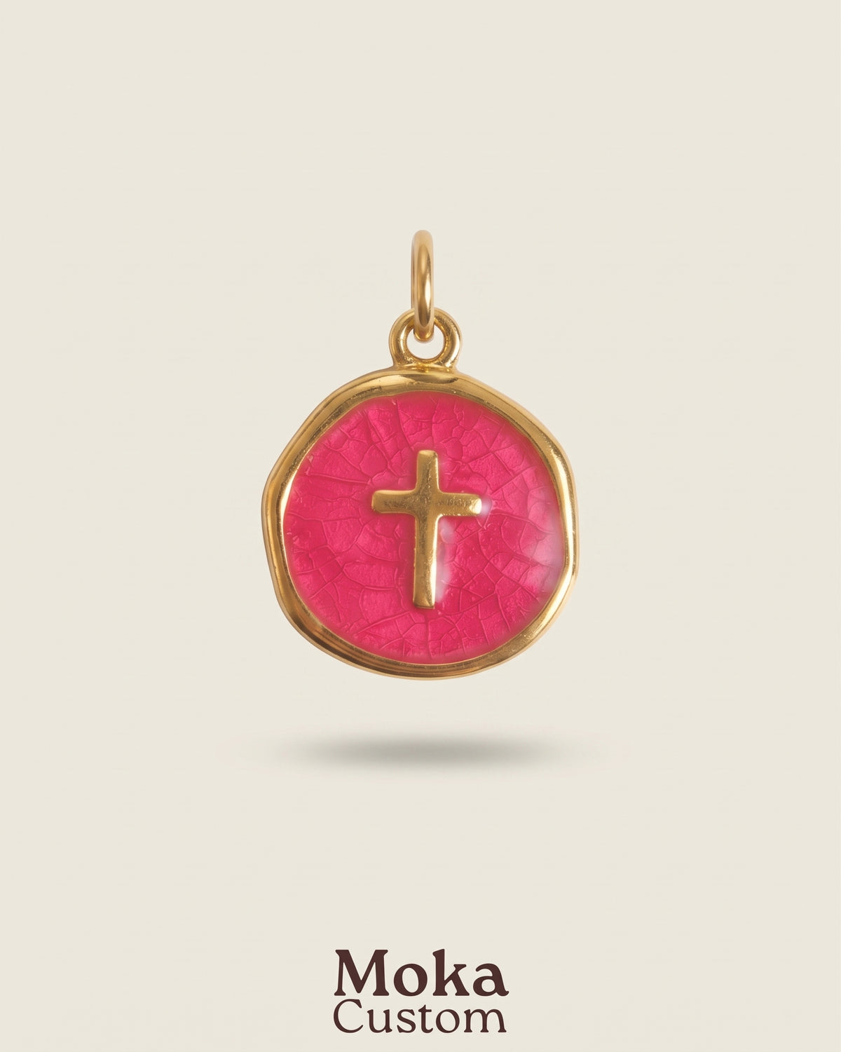 Charm divine rouge pour bandana personnalisable