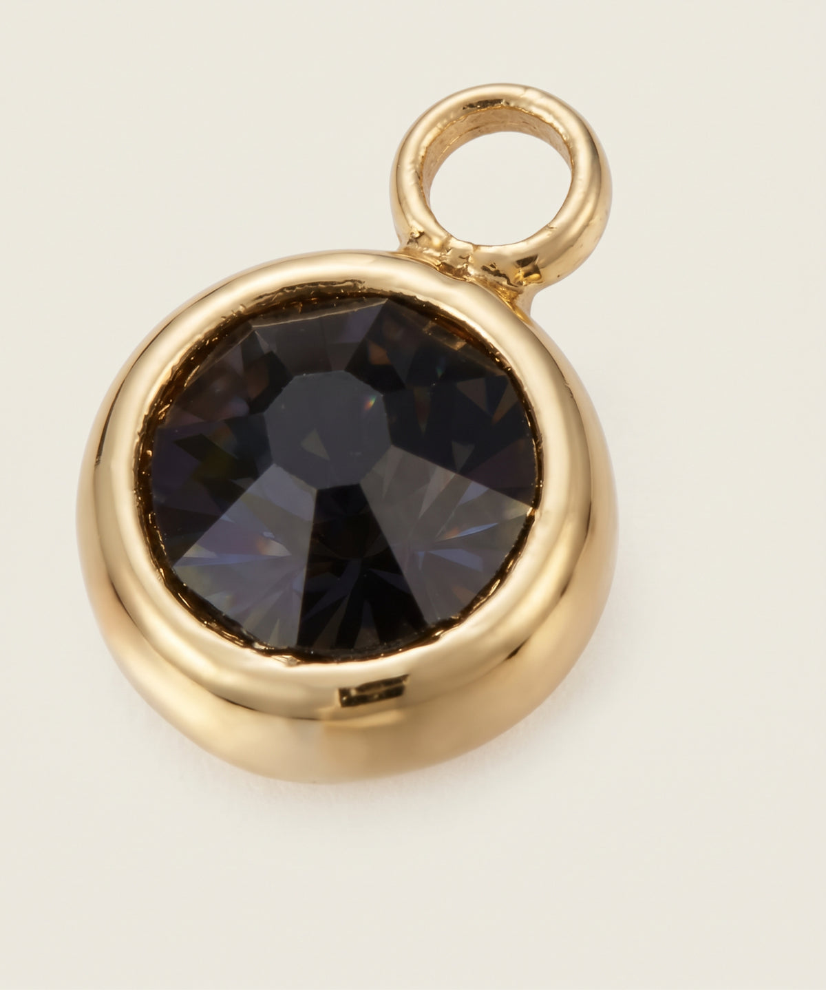 Charm strass noir pour bandana personnalisable