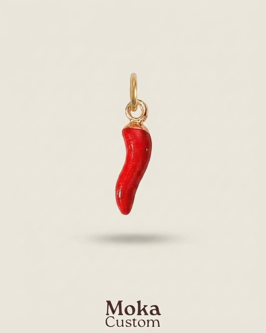 Charm trendy piment porte-bonheur pour bandana personnalisable