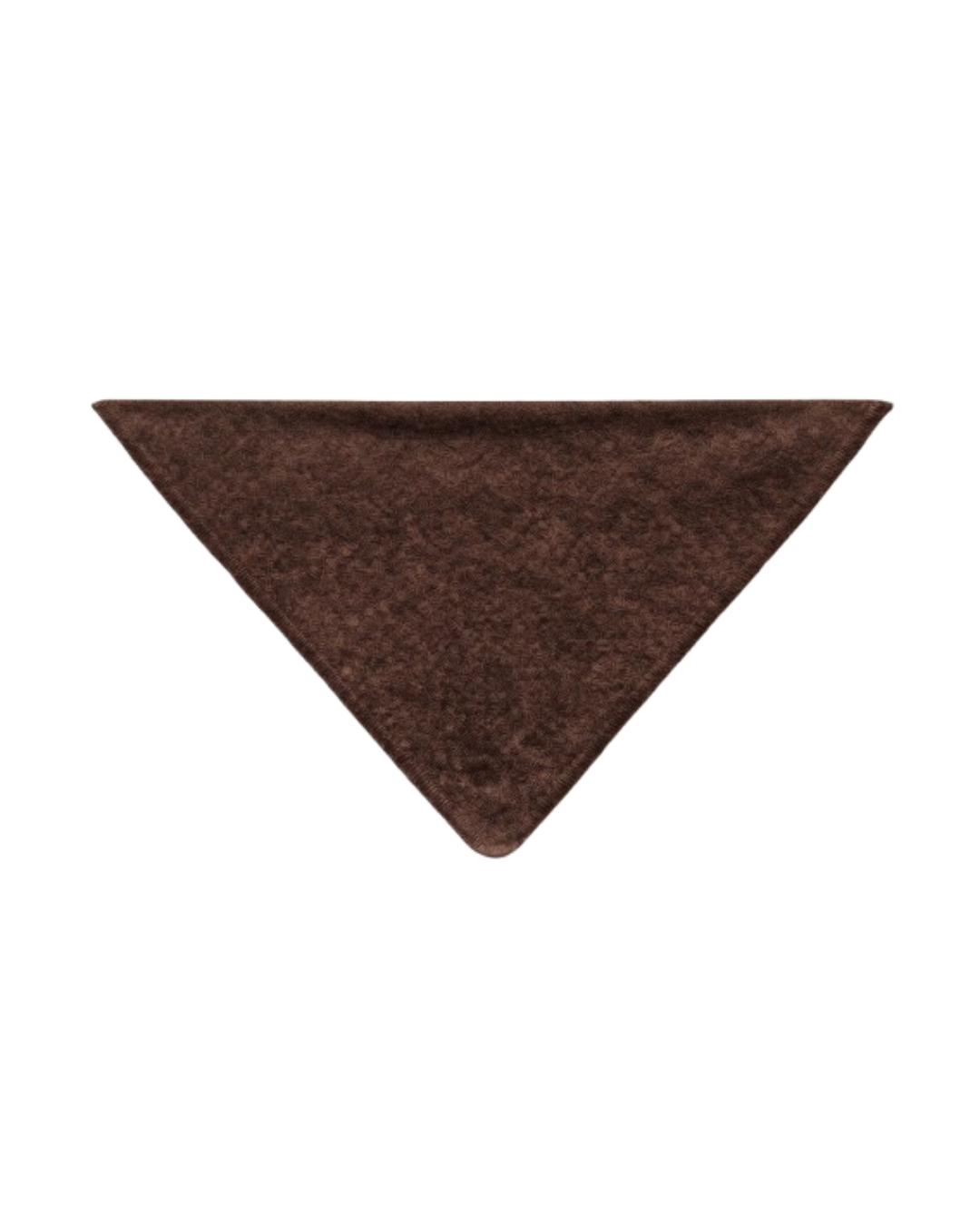 Bandana en maille chocolat personnalisable