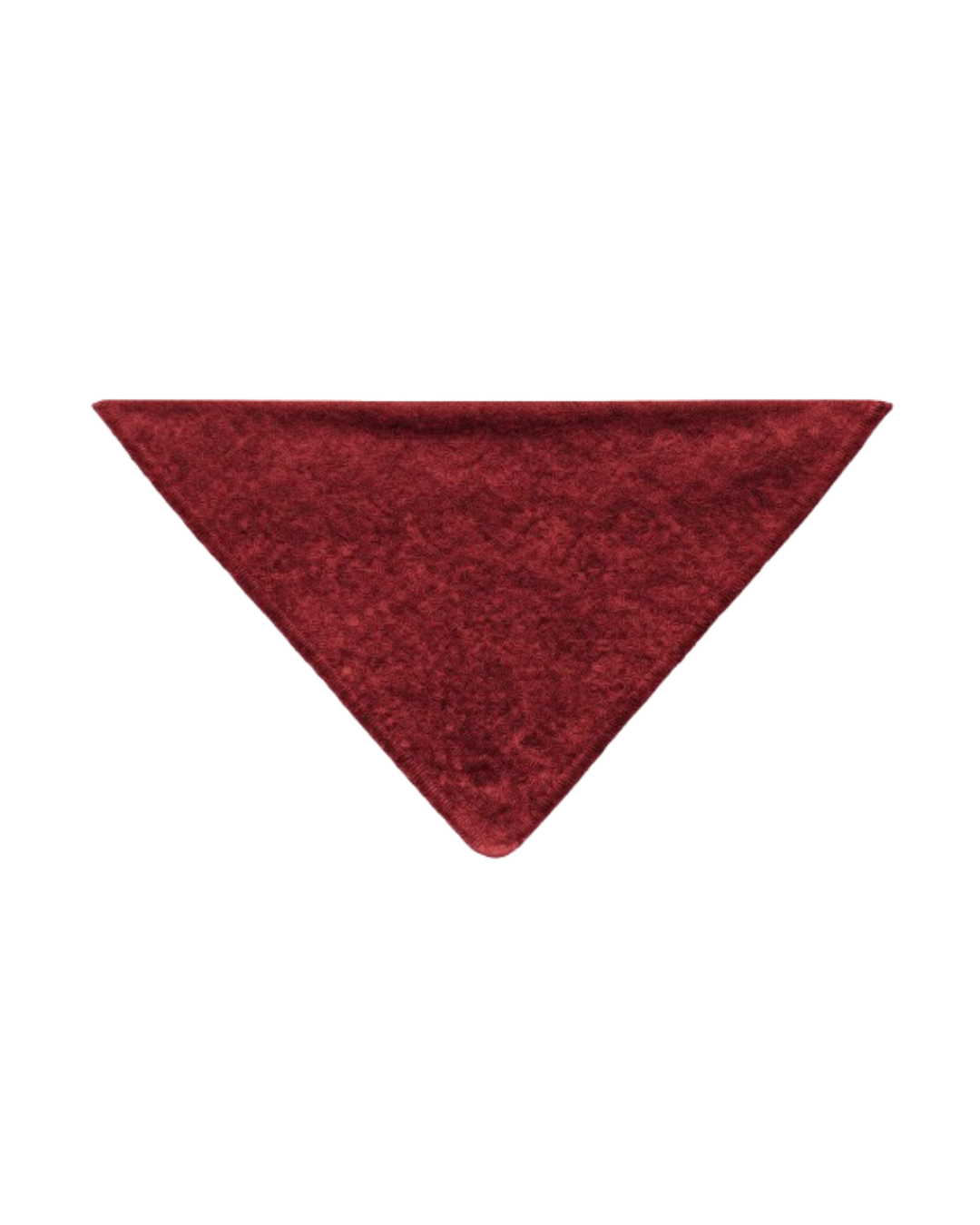 Bandana en maille bordeaux personnalisable