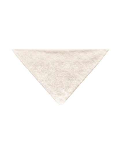 Bandana en maille blanc personnalisable