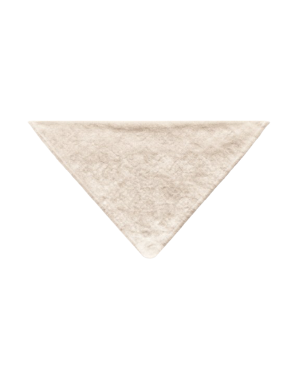 Bandana en maille avoine personnalisable